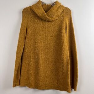 Pink Clover Mustard Cowl Neck Long Sleeve Sweater Women’s Small